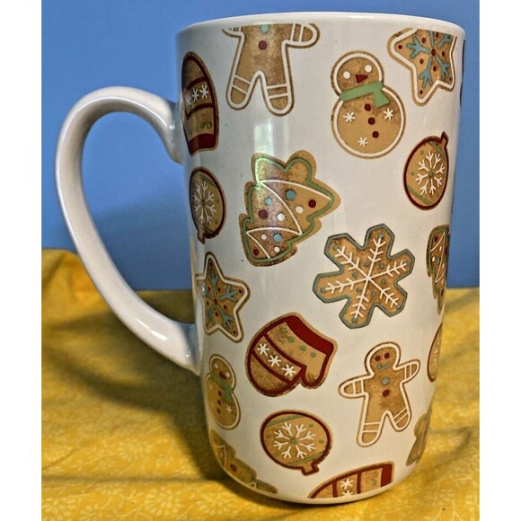 Boston Warehouse 20 oz Latte Mug Holiday Christmas Festive Cookies 22oz New 2022 - Picture 3 of 6